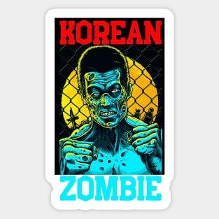 Korean Zombie Entertainer Sticker